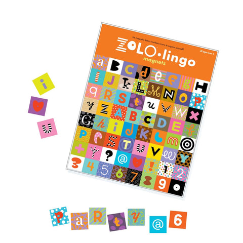 zolo lingo magnets creative typography refrigerator magnets 